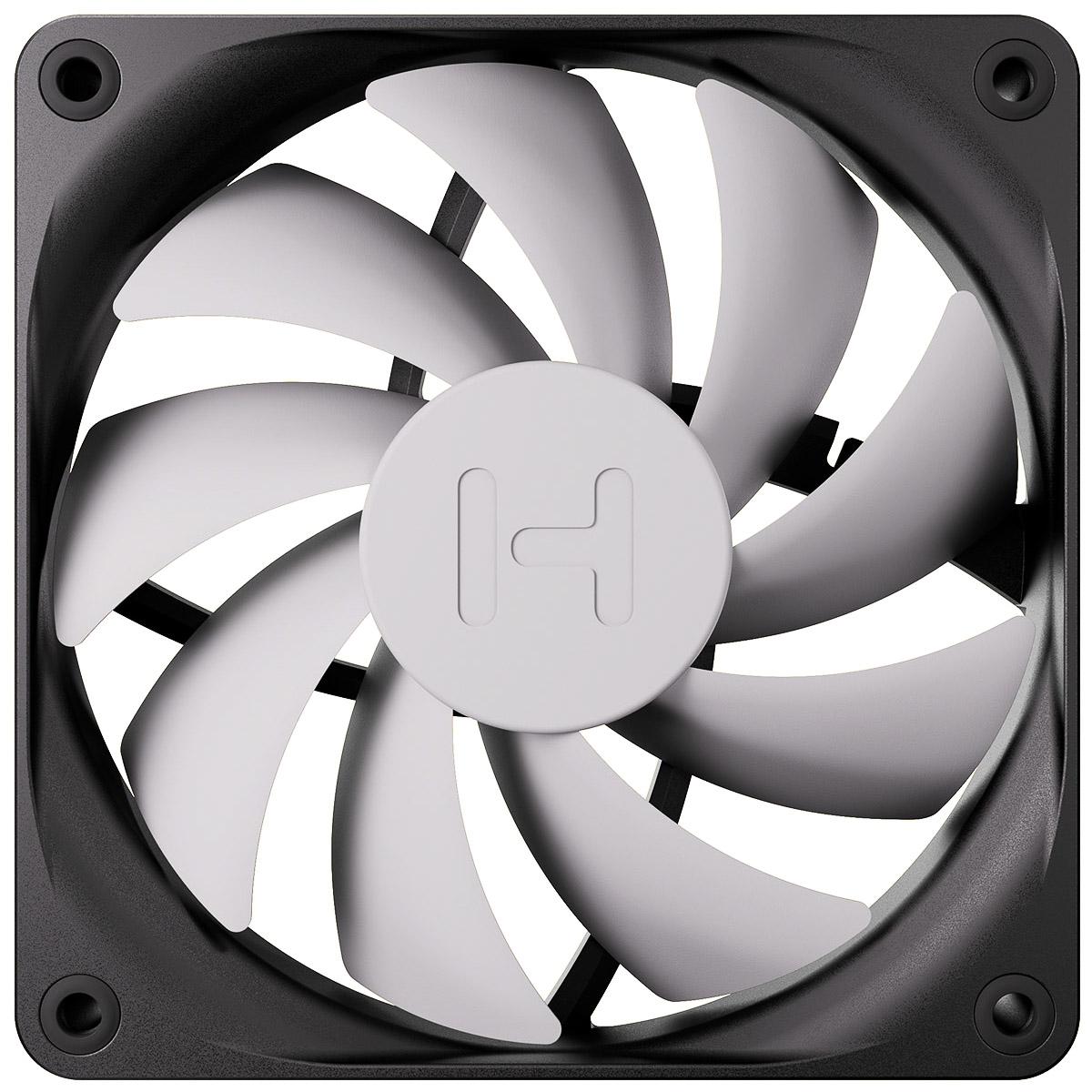 HYTE FA12 Processore Ventilatore 12 cm Nero, Grigio 3 pz (HYTE FLOW FA12 120MM PWM FAN GRY/BLK 3PK)