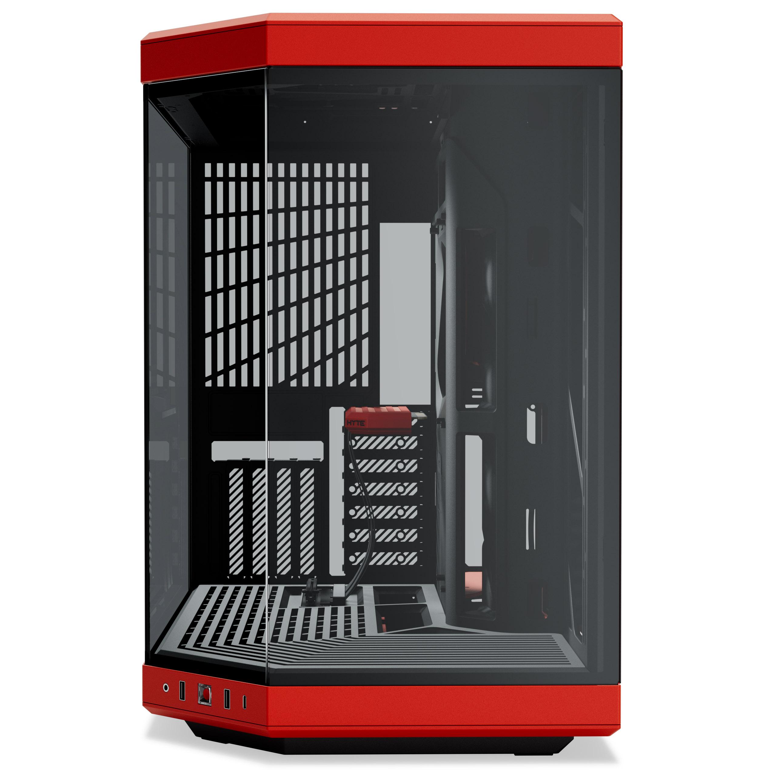 HYTE Y70 Midi Tower Nero, Rosso (HYTE Y70 MID TOWER CASE RED)