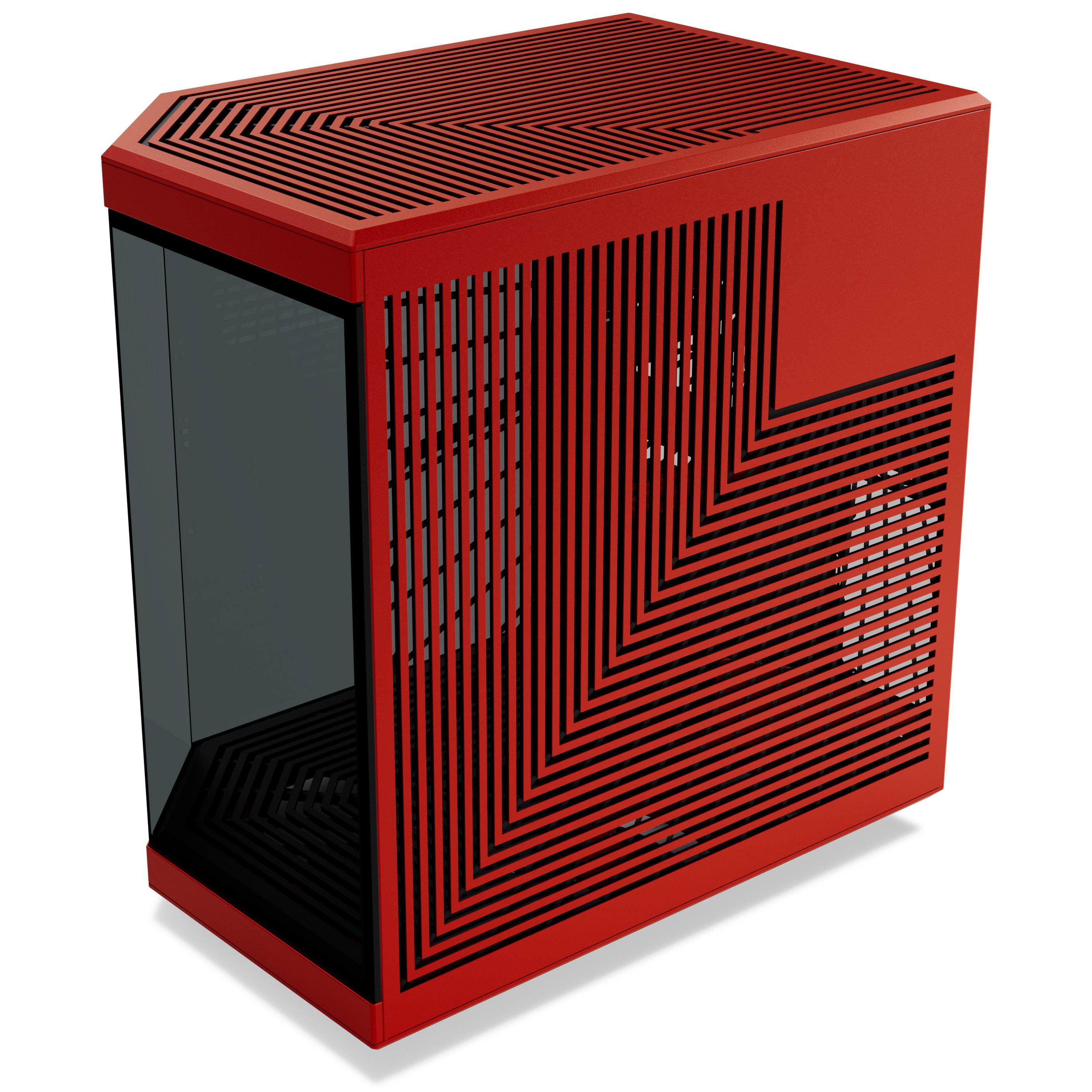 HYTE Y70 Midi Tower Nero, Rosso (HYTE Y70 MID TOWER CASE RED)