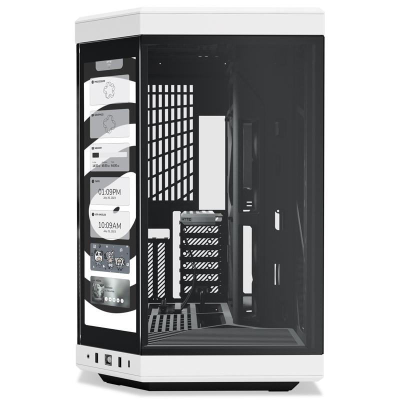 HYTE Y70 Touch Midi Tower Nero, Bianco (HYTE Y70 Touch - mid tower - udvidet A)