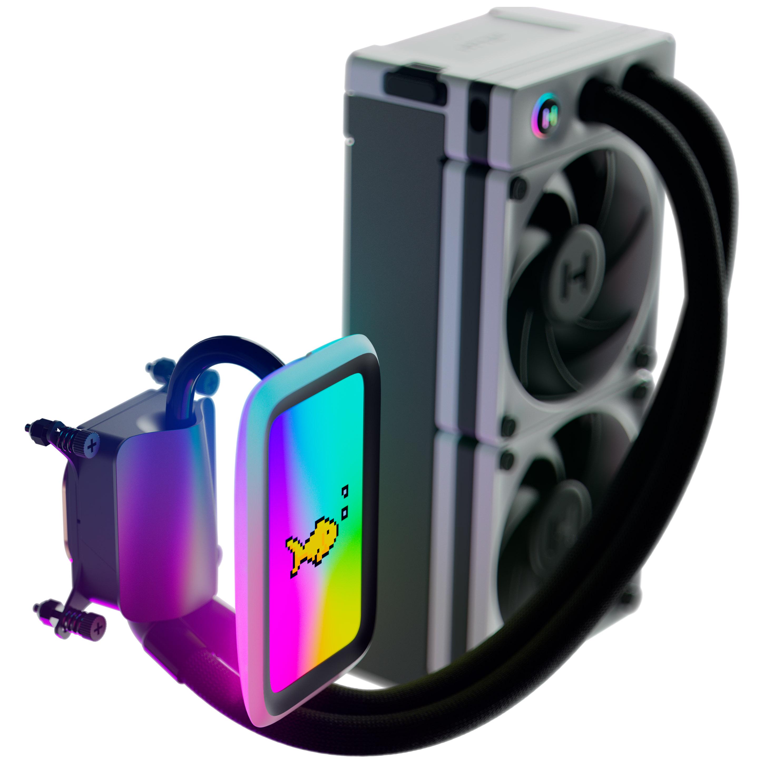 HYTE THICC Q60 240MM LCD LIQUID COOLER