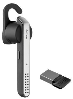 Jabra Stealth UC MS Auricolare Wireless A clip In-ear Musica e Chiamate Micro-USB Bluetooth Nero