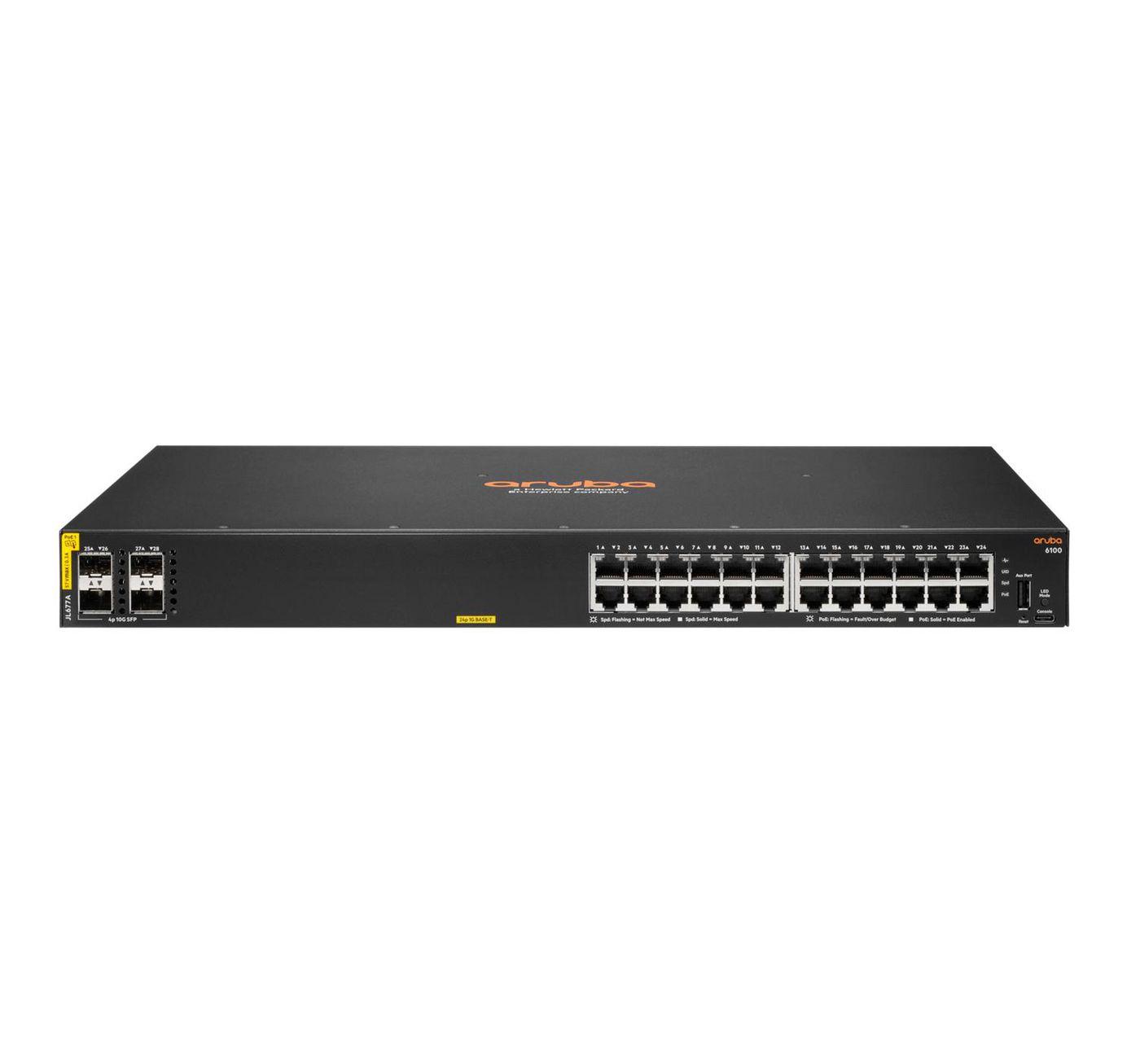 Aruba 6100 24G Class4 PoE 4SFP Switch