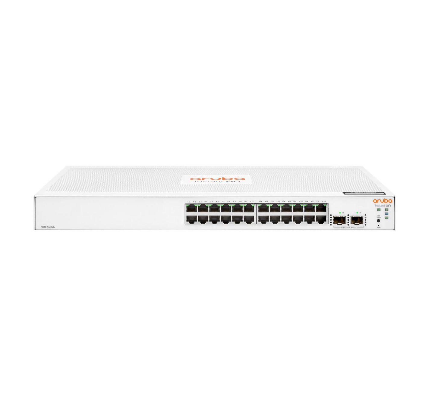 SWITCH 24P GIGABIT INSTANT-ON 1830 24G 2SFP ARUBA HPE