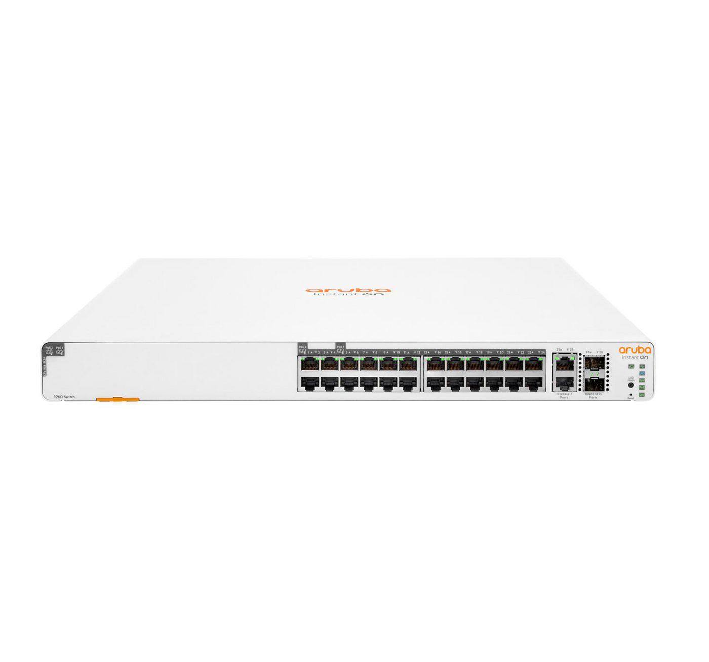 SWITCH 24P GIGABIT POE 2X10GBE2X1 0GB SFP POE 370W ARUBA HPE