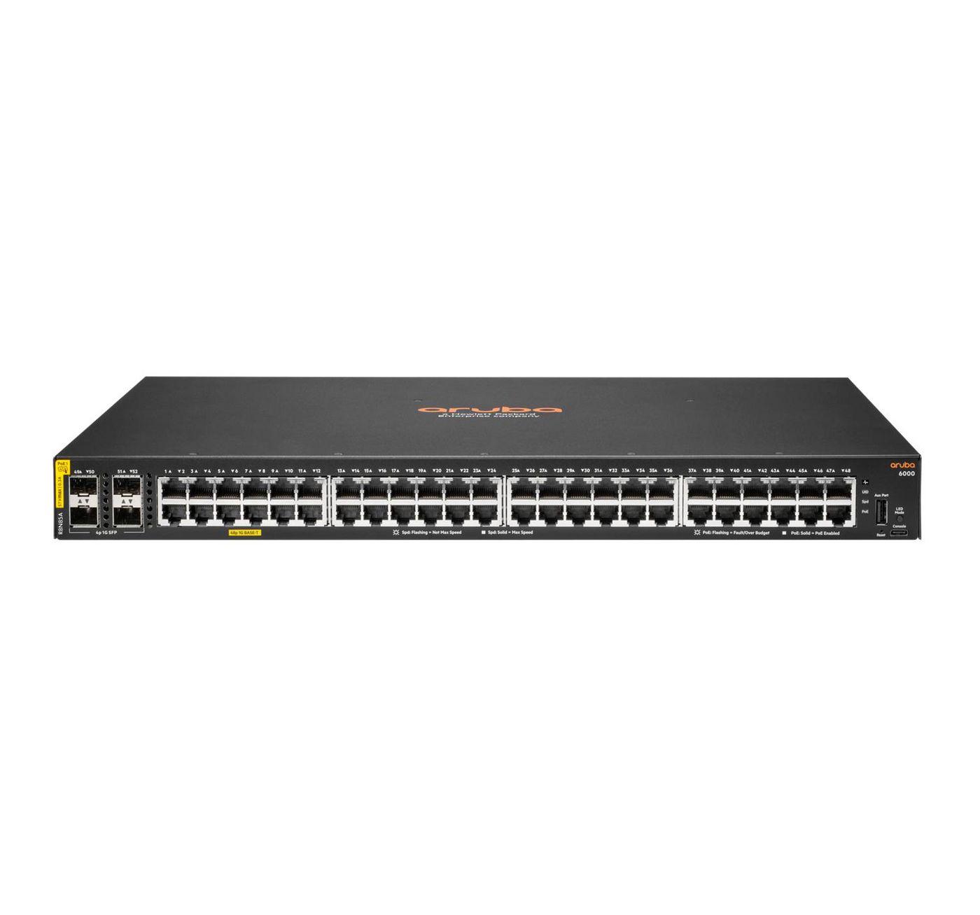 SWITCH 48P GIGABIT 4UPLINK ARUBA 6 000