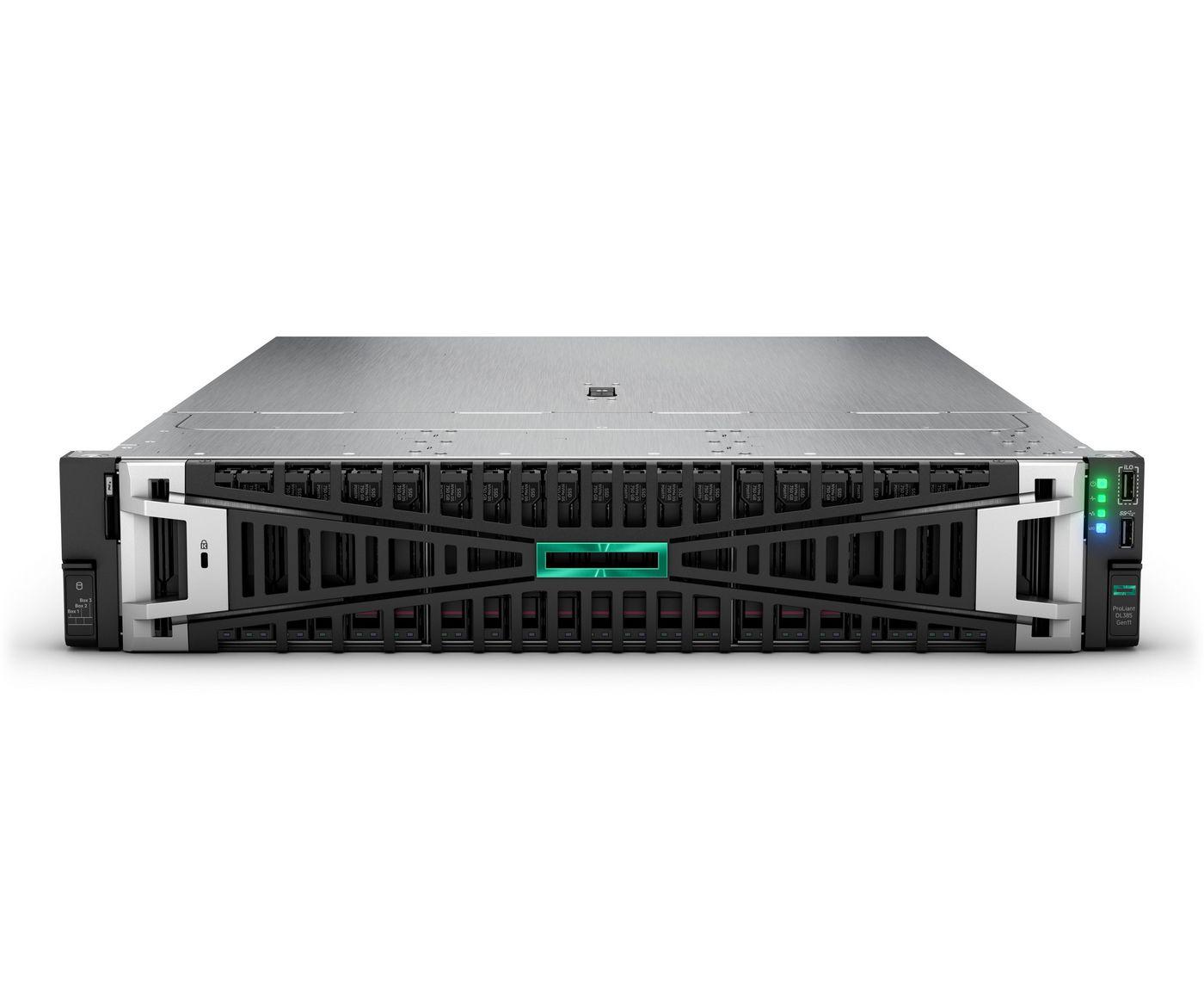 HPE PROLIANT DL385 GEN11 9124 3.0GHZ 16C 1P 64GB-R 8LFF NS204I-U NC BCM57416 2X1000W PS EU SERVER
