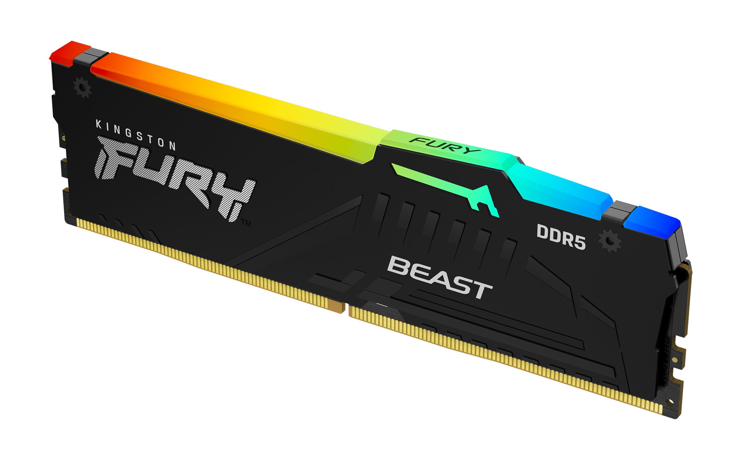 KINGSTON TECHNOLOGY FURY BEAST 32GB 6000MT/S DDR5 CL30 DIMM RGB XMP