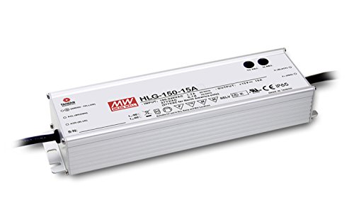 HLG-150H-24B, Metallico, -40 - 90 gradi, 20 - 95%, 90 - 305 V, 47 - 63 Hz