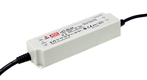 LPF-60-24, 60 W, IP67, 50000 h, Taiwan, 90 - 305 V, 47 - 63 Hz