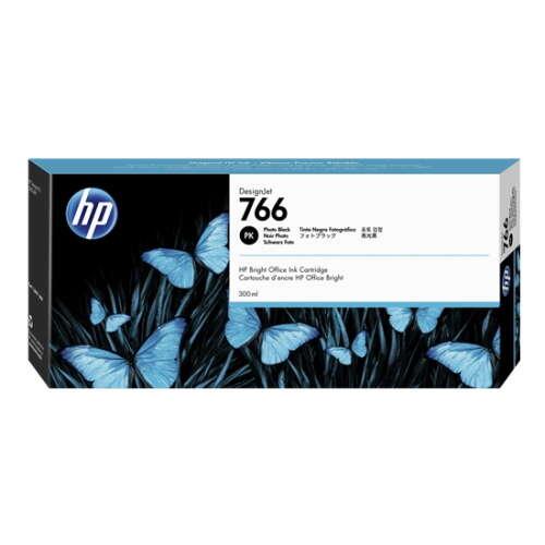 HP Cartuccia di inchiostro nero fotografico DesignJet 766 da 300 ml