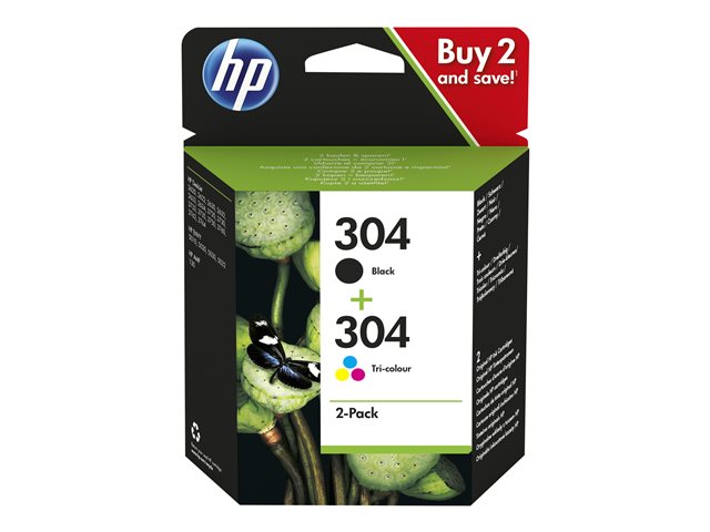 3JB05AE HP 304 INK COMBO 2-PACK