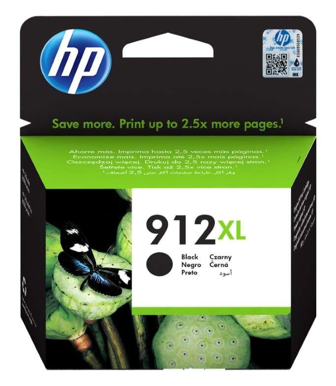 HP Cartuccia di inchiostro nero originale 912XL ad alta capacità