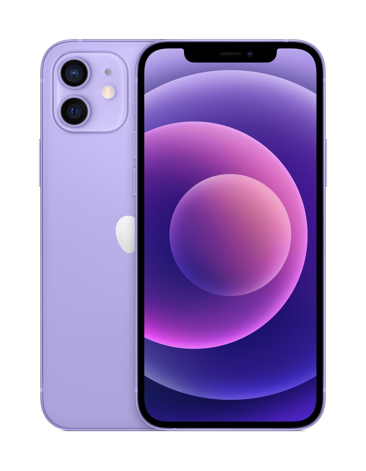 Apple iPhone 12 da 128 GB Violet (display Super Retina XDR 5G Facetime registrazione video 4K MJNP3ZD/A)