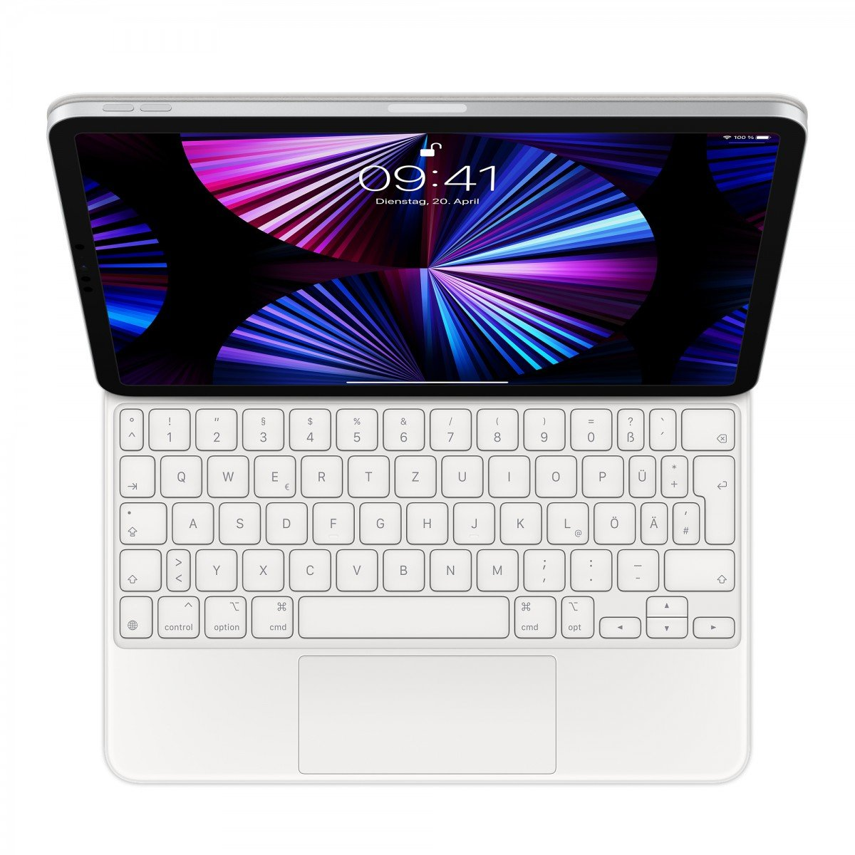 Apple Magic Keyboard iPad Pro 11/iPad Air bianco (tedesco)