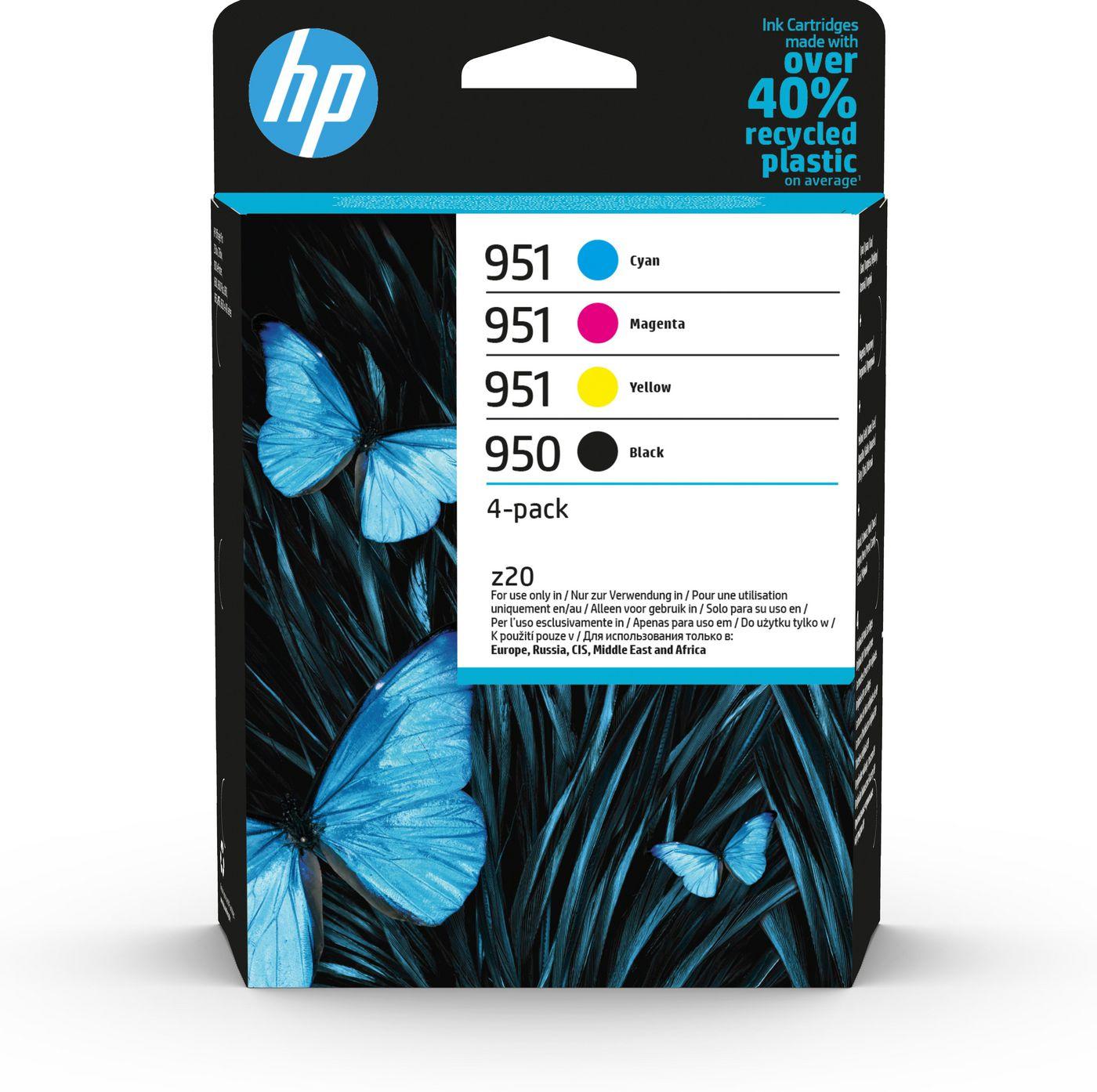 HP Confezione da 4 cartucce di inchiostro originali 950/951 nero ciano magenta giallo