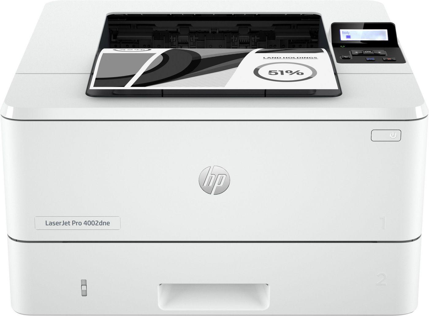 HP Laserjet Pro 4002dne 2Z605E Stampante a Singola Funzione Laser A4 Monocromatica Fronte/Retro Automatico in b/n 40 ppm HP Sma