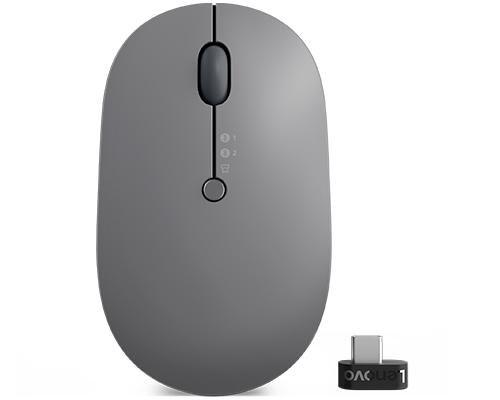 Lenovo Go Wireless Multi Device mouse Ufficio Ambidestro RF Wireless Bluetooth USB Type-A Ottico 2400 DPI