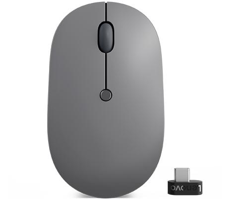 Lenovo Go USB-C Wireless mouse Ufficio Ambidestro RF Wireless Ottico 2400 DPI