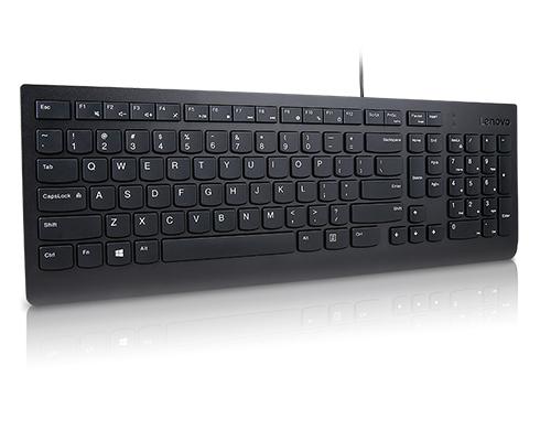 Lenovo Essential tastiera USB QWERTY Inglese US Nero