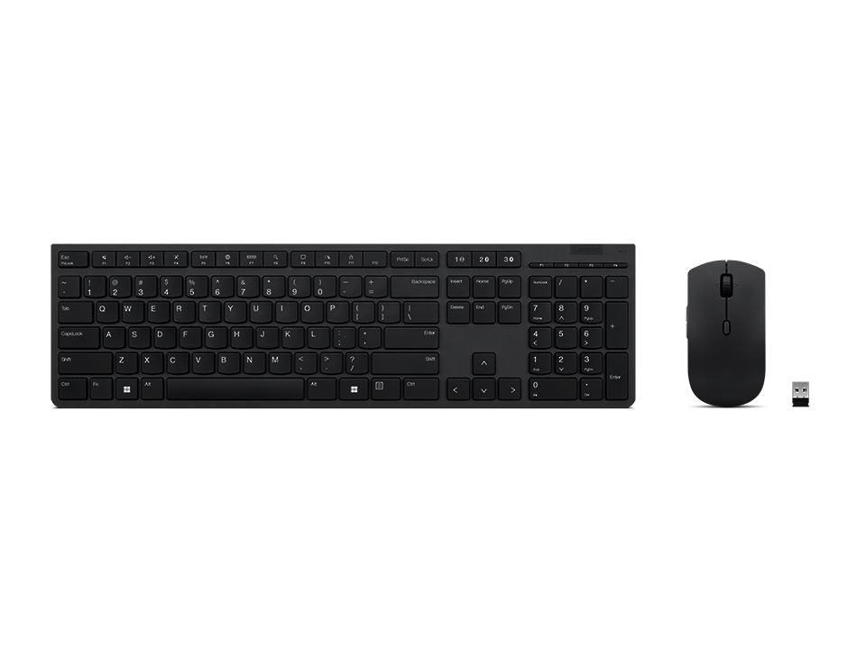 Lenovo 4X31K03939 tastiera Mouse incluso RF senza fili Bluetooth Ceco Slovacco Grigio