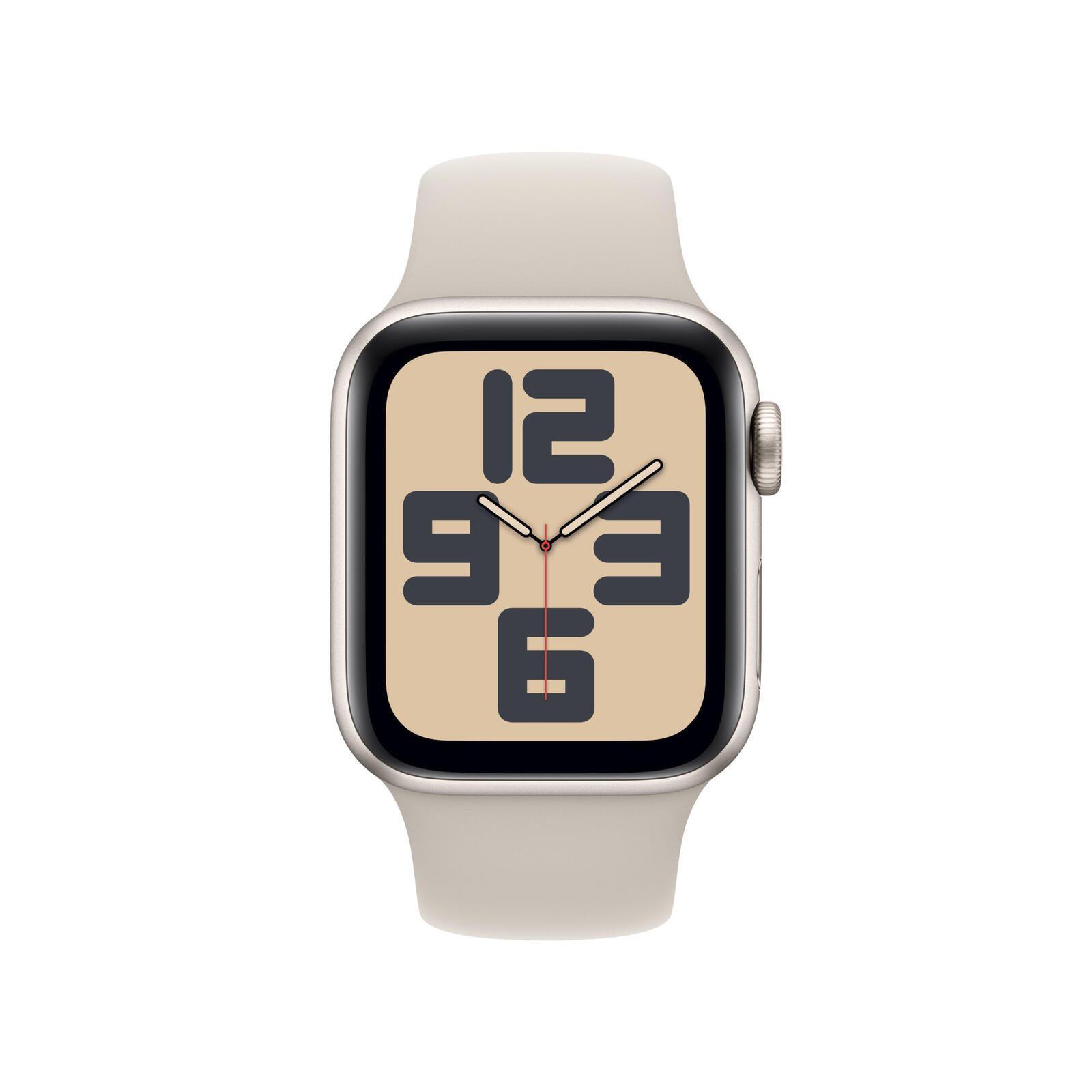 Apple Watch SE alluminio 40mm Polarstern (bracciale sportivo polarstern) S/M