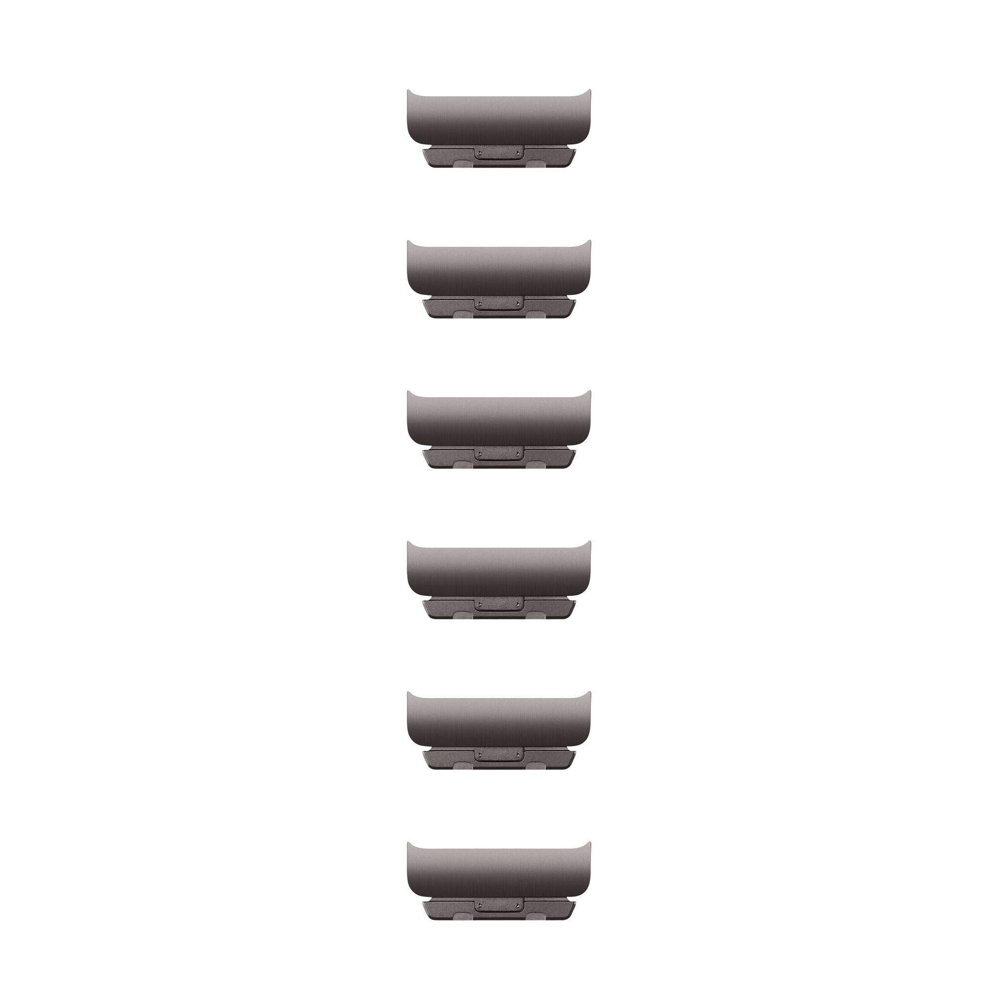 Kit cinghia dell'arto Apple per orologio 46 mm (ardesia)