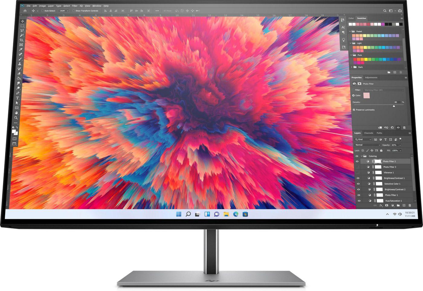 HP Z24q G3 Monitor PC 605 cm (23.8") 2560 x 1440 Pixel Quad HD Argento