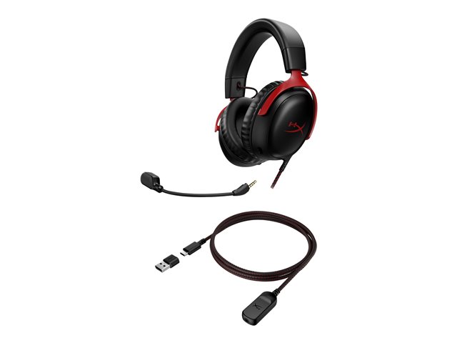 HYPERX CUFFIA GAM CLOUD III BLK/RED