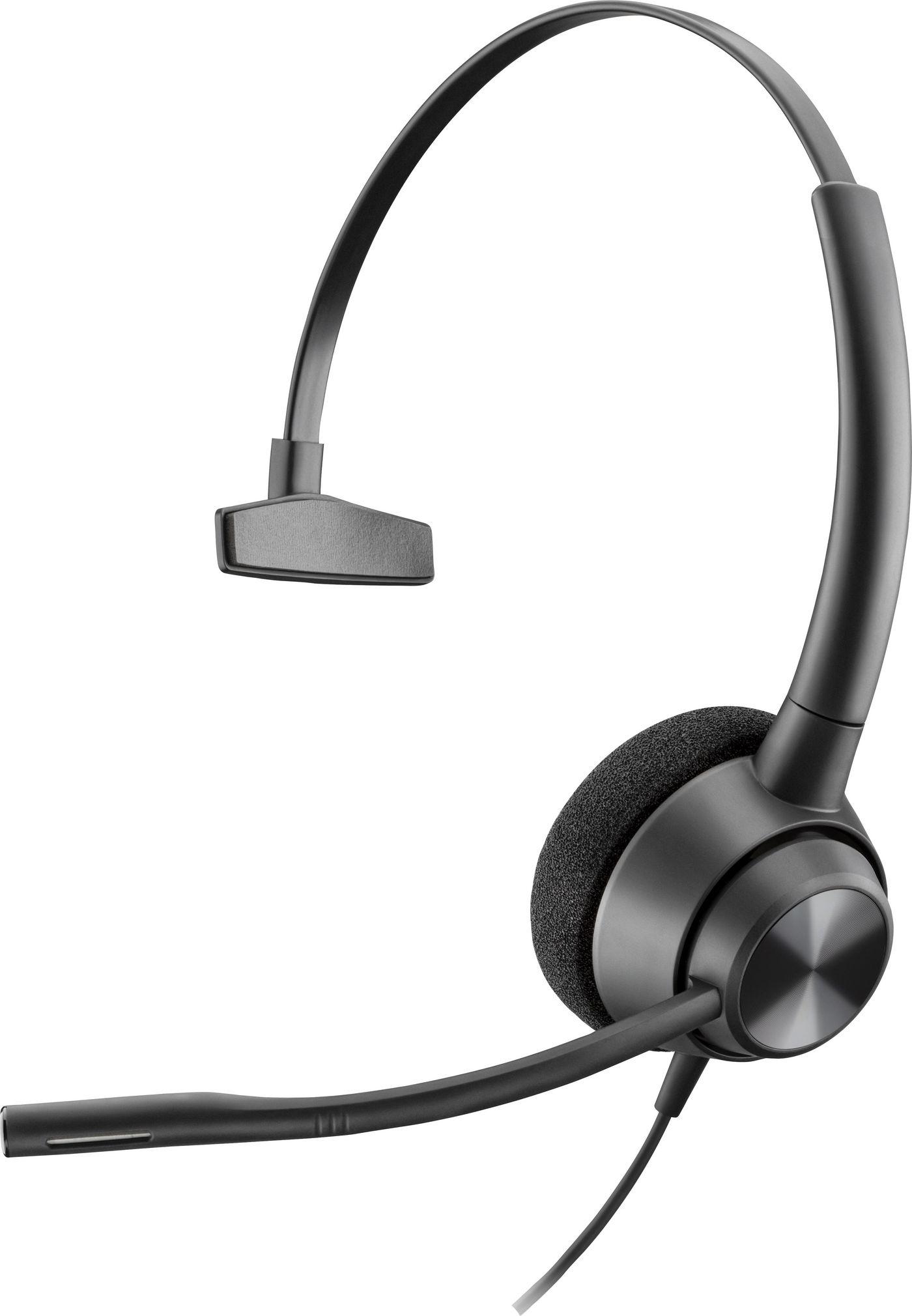 POLY Cuffie monoaurali EncorePro 310 con Quick Disconnect TAA