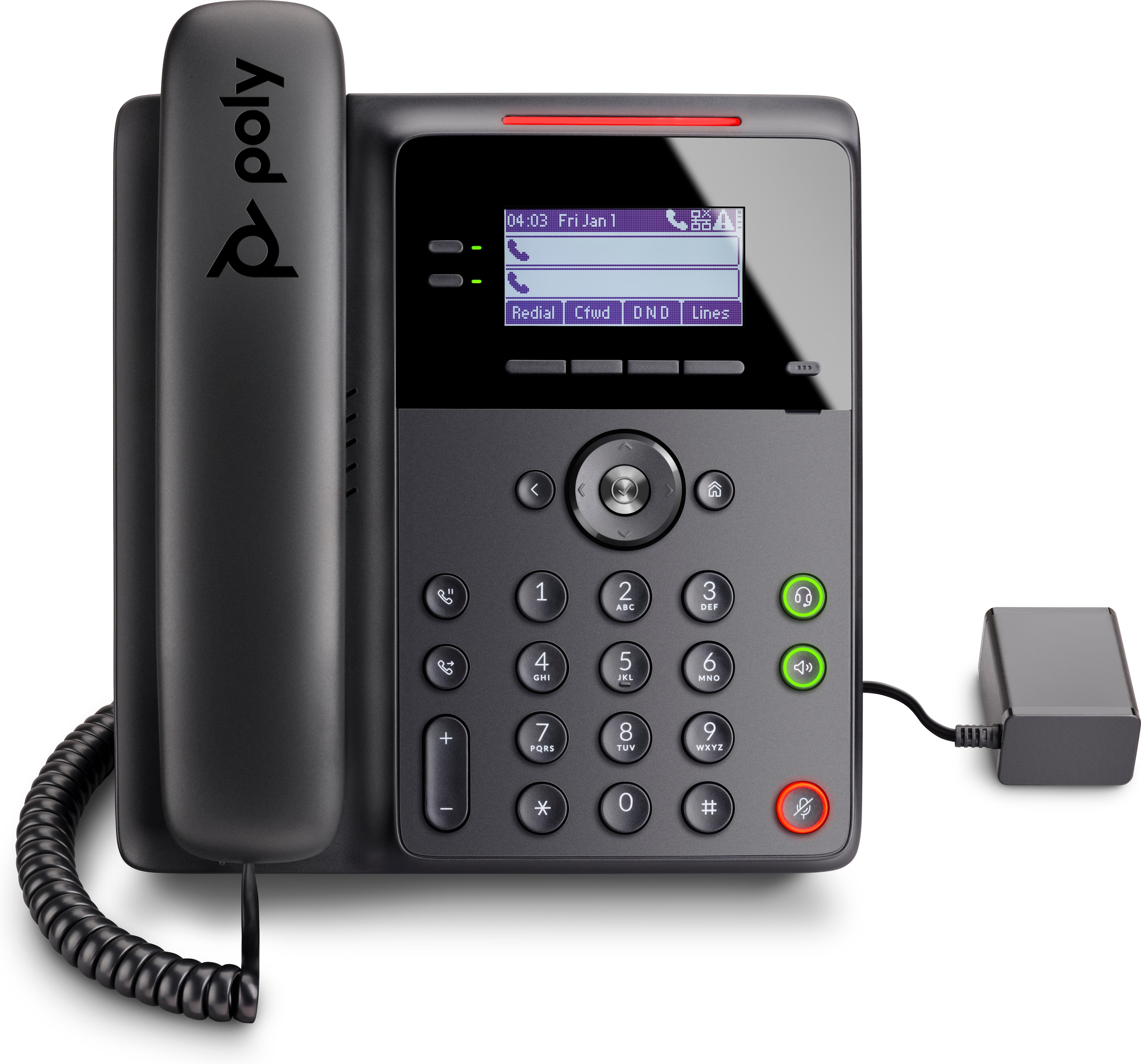 POLY Telefono IP Edge B30 abilitato per PoE