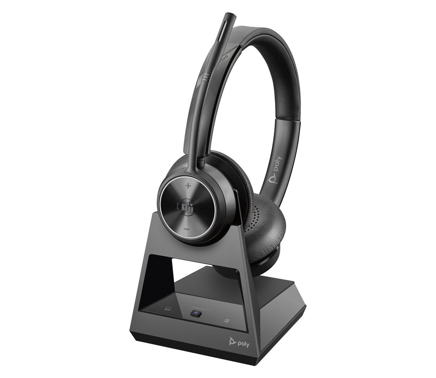 POLY Cuffie stereo Savi 7320 UC DECT 1880-1900 MHz certificate per Microsoft Teams
