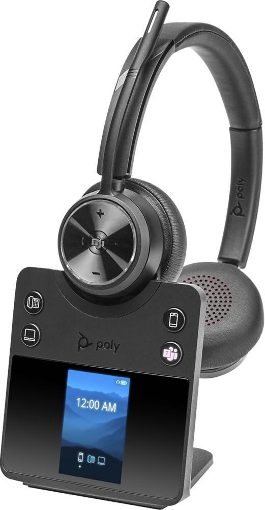 POLY Cuffie stereo per ufficio Savi 7420 DECT 1880-1900 Mhz certificate per Microsoft Teams
