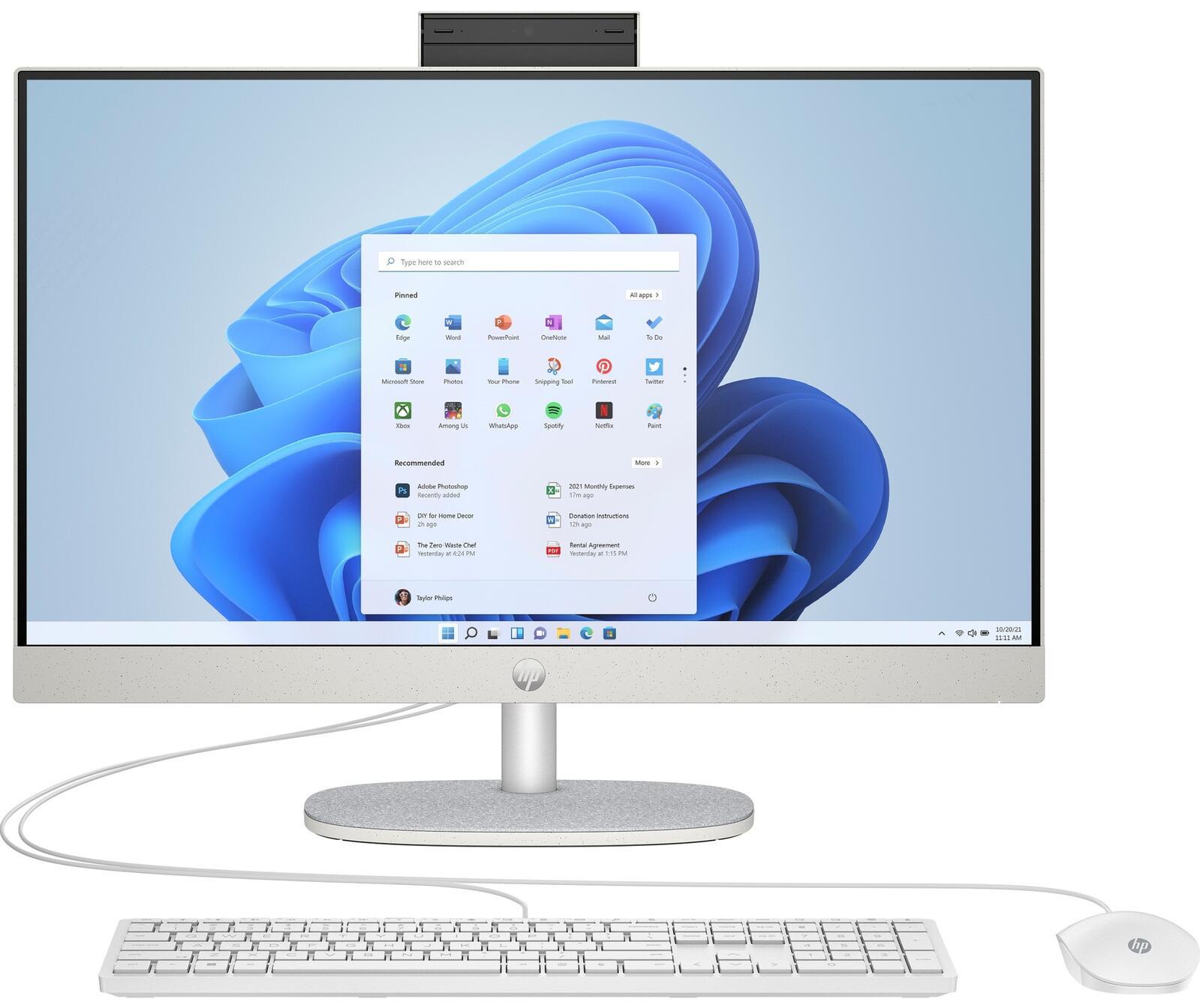 PC AiO HP 24-cr0005ng 605 cm (238 pollici) AMD Ryzen 7 7730U