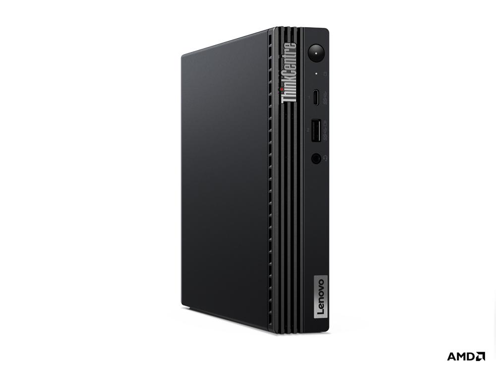 Lenovo ThinkCentre M75q AMD Ryzen 3 5300GE 8 GB DDR4-SDRAM 256 GB SSD Linux Mini PC Nero