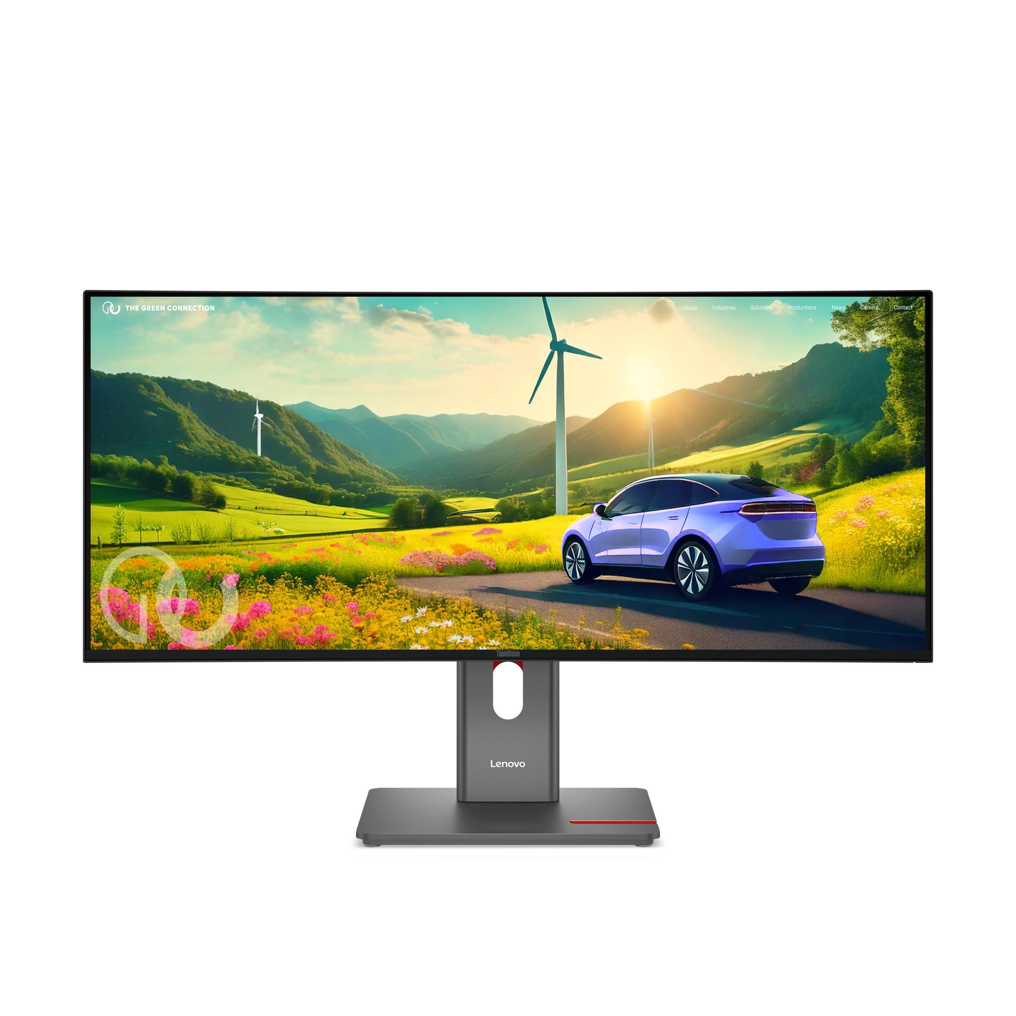 Lenovo ThinkVision P34WD-40 LED display 86,4 cm (34") 3440 x 1440 Pixel Wide Quad HD LCD Nero