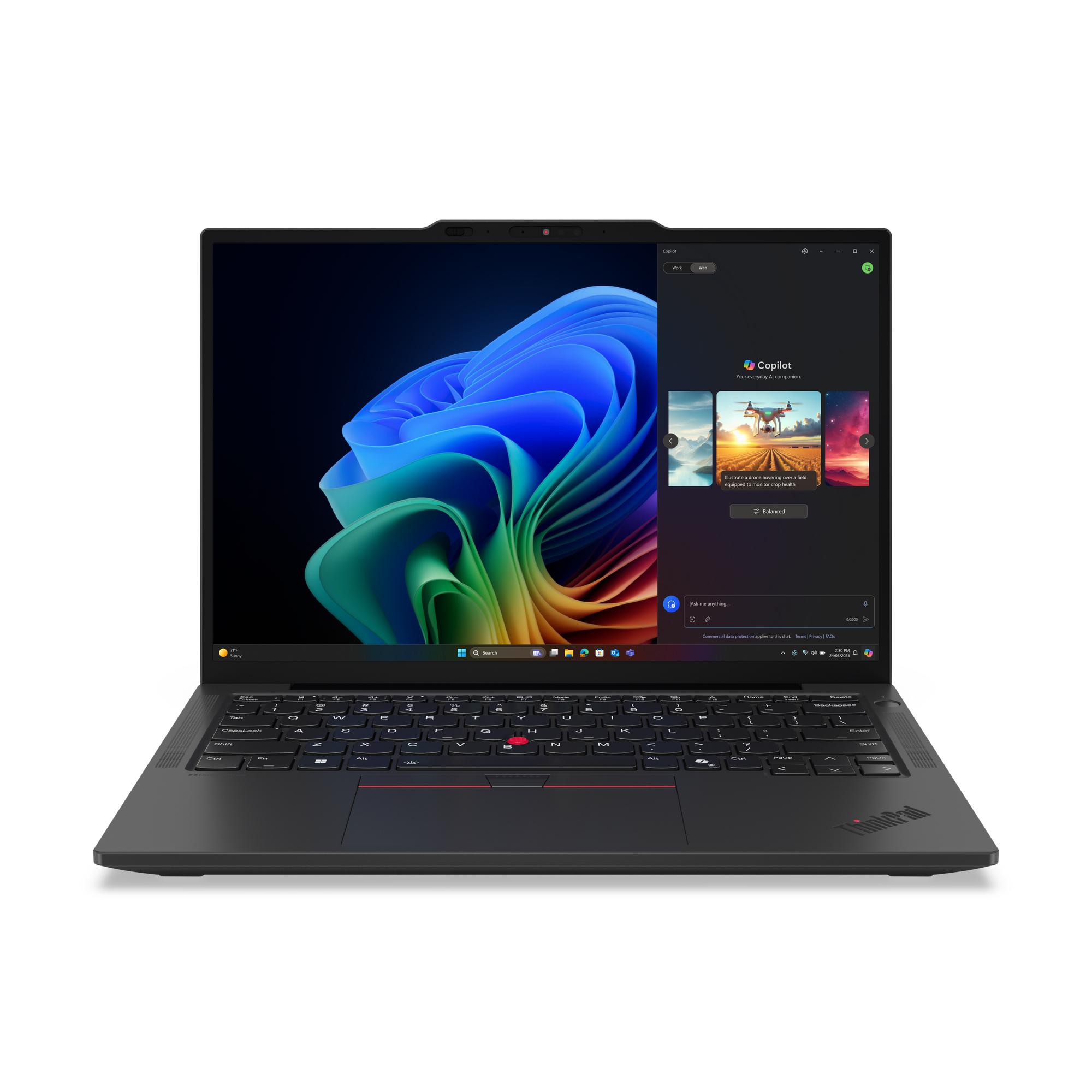 Lenovo ThinkPad X13 Gen 6 (AMD) Copilot+ PC AMD Ryzen AI 7 350 Computer portatile 33,8 cm (13.3") WUXGA 32 GB LPDDR5x-SDRAM 1 T