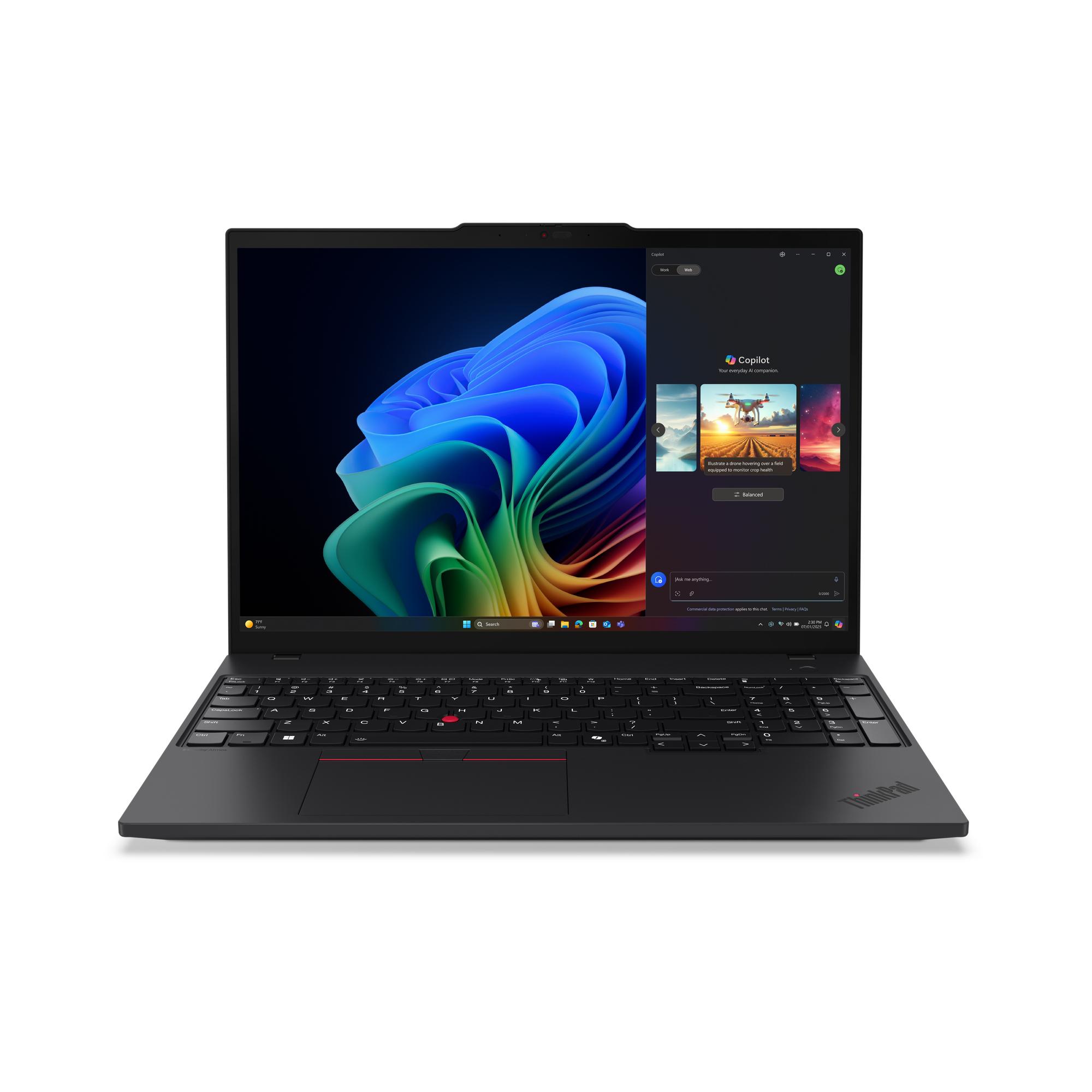 Lenovo ThinkPad T16 Gen 4 (AMD) Copilot+ PC AMD Ryzen AI 5 PRO 340 Computer portatile 40,6 cm (16") WUXGA 16 GB DDR5-SDRAM 512