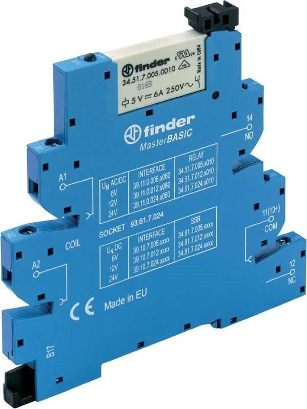 Finder Koppel-Relais MasterBasic con serie di uscite relè EMR 39.11.8.230.0060 1 Wechsler 6 A 1 St. (39.11.8.230.0060)