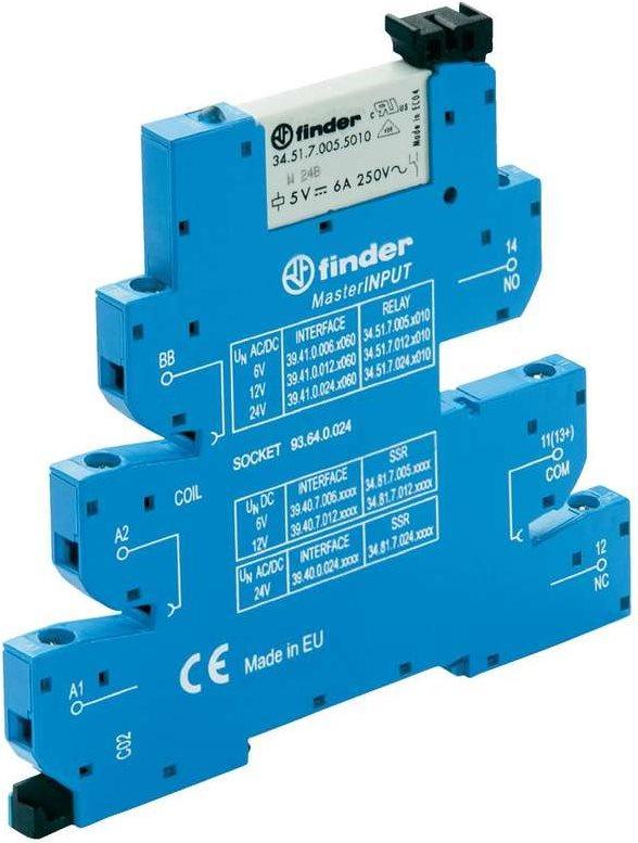 Finder Koppel-relais Masterin con la serie di uscite EMR-Relais 39.41.024.5060 1 Wechsler 6 A 1 St. (39.41.024.5060)