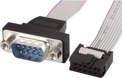 Renkforce seriale, cavo di connessione parallelo [1x d-sub-plug 9pol. - 1x Strip Strip 10Pol.] 0,26 m grigio (RF-2150070)