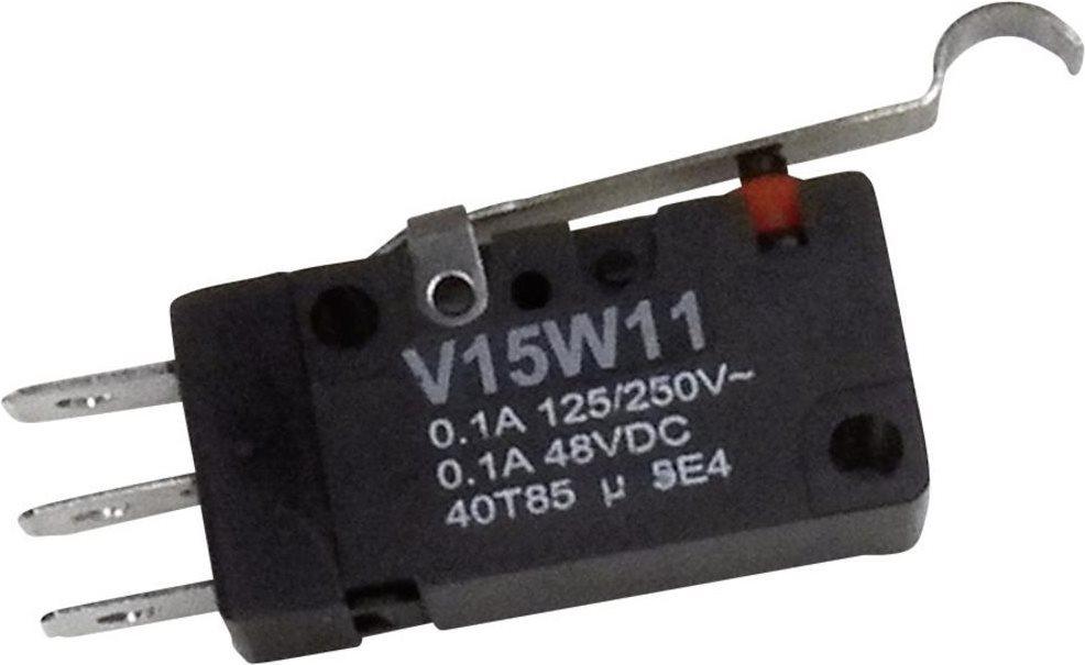 Microswitch 250 V/AC 10 A 1 X ON/OFF V15W11-WZ200A04-W3 IP67