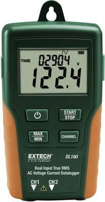 Extech DL160 V/AC - A/AC -Dual Truerms Data Logger, 2 -Canale, 10 - 600 V/AC, 10 - 200 A/AC, Cat III 60 (DL160)
