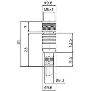 Cavo di collegamento CS-B1-01-G-05 Design generale