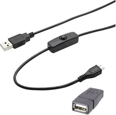 RenkForce USB 2.0 Leaving Cable 1x USB 2.0 Plugs A-1x USB 2.0 Associazione A 15 m Black Incl.
