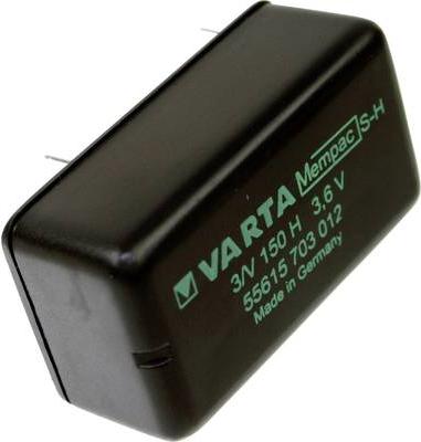 Varta Mempac 3/V150H batteria a bottone Mempec NiMH 150 mAh 36 V 1 pezzo (55615703012)