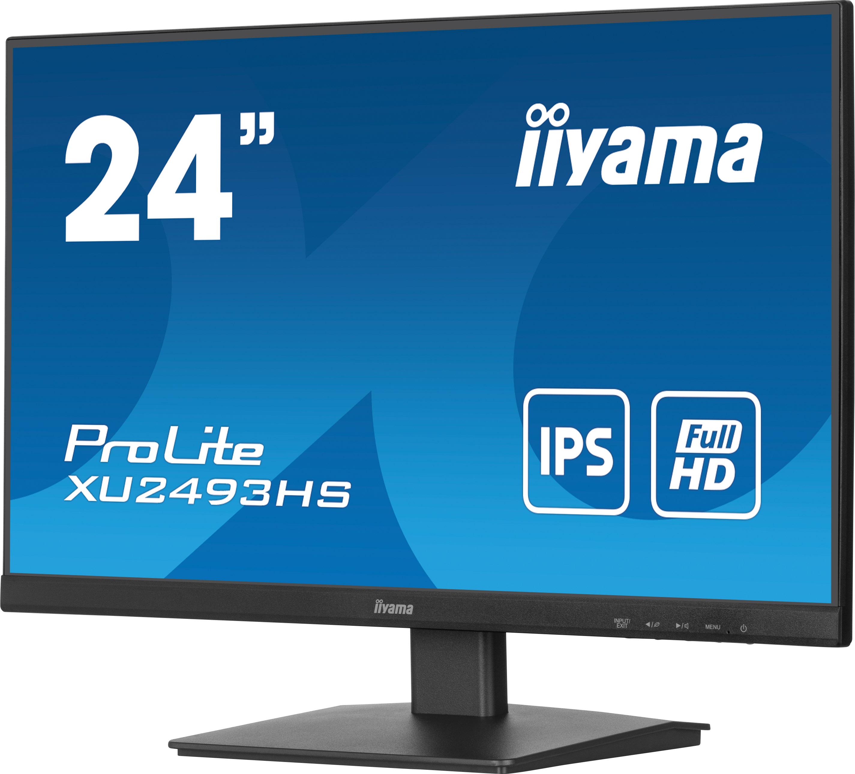 IIYAMA PROLITE XUB2493HS-B6 CRAN PLAT DE PC 605 CM (23.8) 1920 X 1080 PIXELS FULL HD LED NOIR