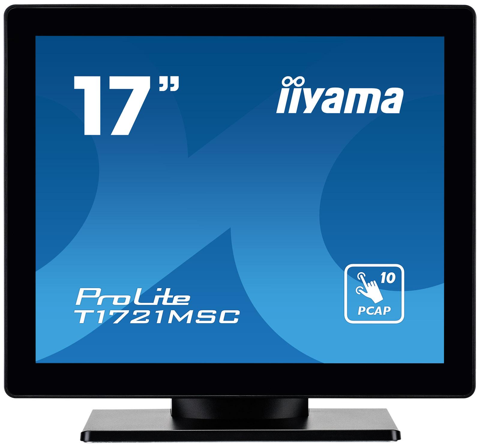 iiyama ProLite T1721MSC-B2 Monitor PC 43,2 cm (17") 1280 x 1024 Pixel SXGA LED Touch screen Da tavolo Nero