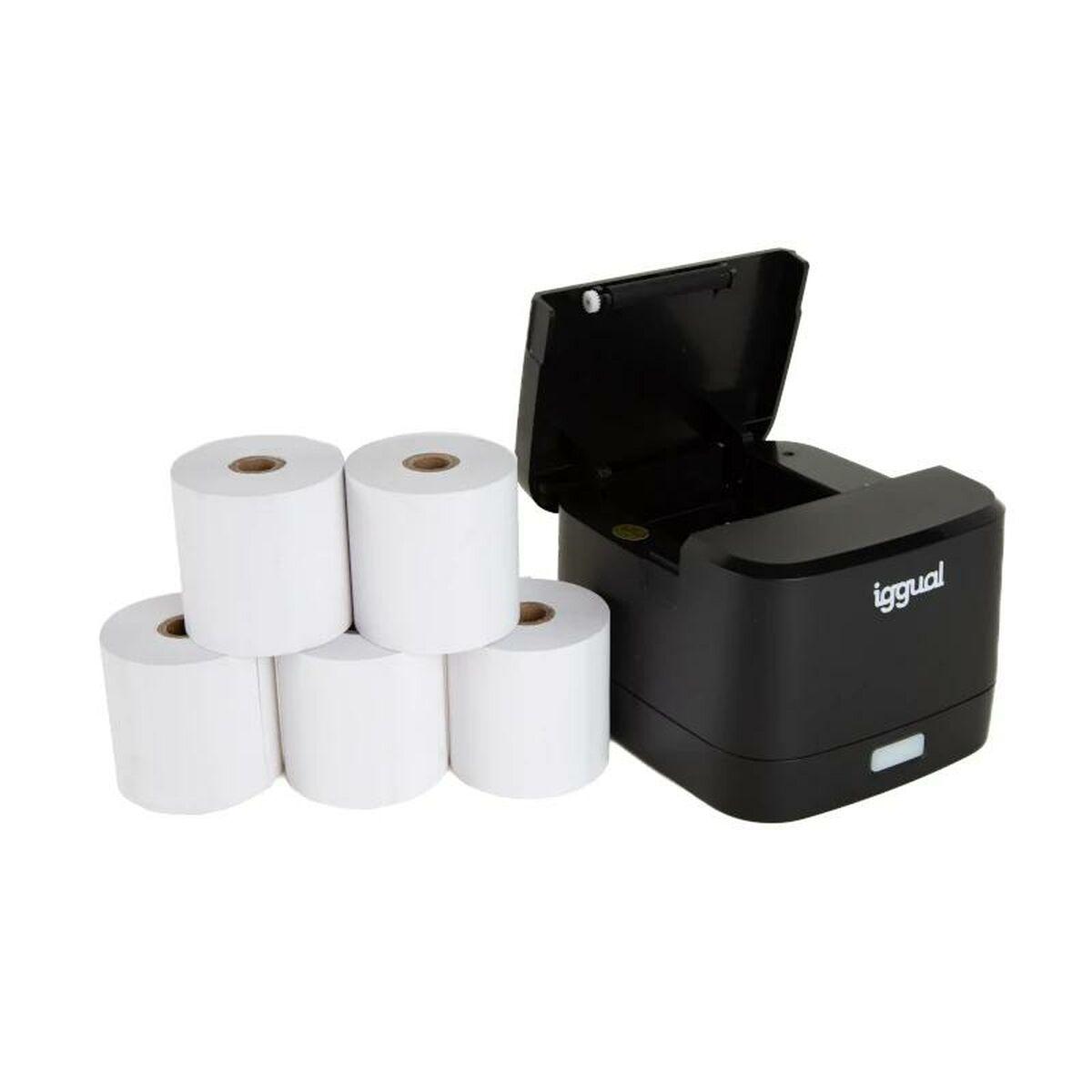 Kit stampante termica iggual TP EASY 58 + 5 rotoli