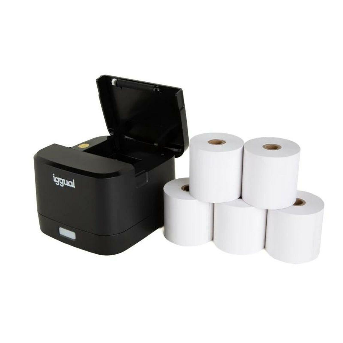 Kit stampante termica iggual TP EASY 58 + 5 rotoli
